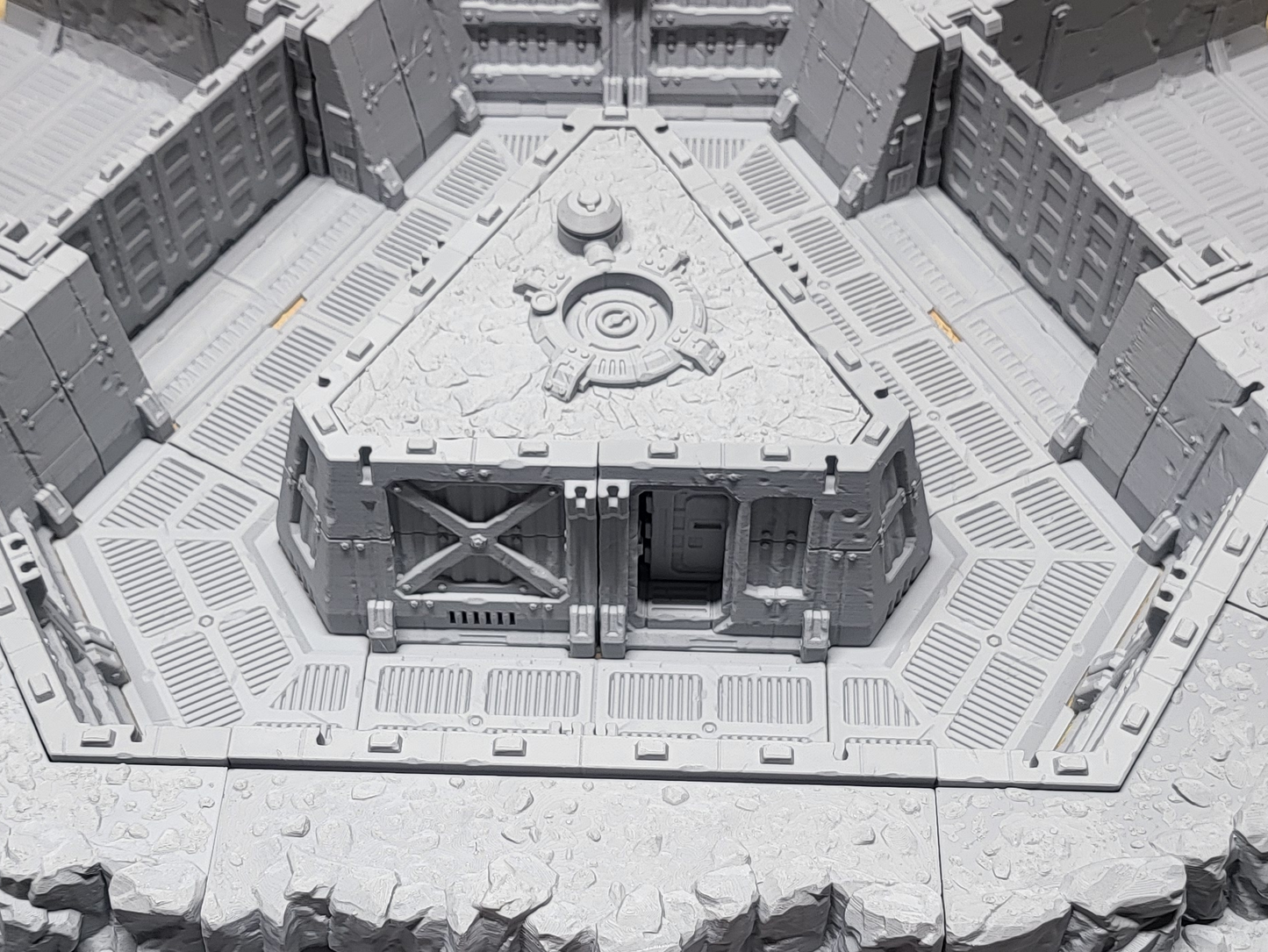 Dark Fantastic Mills – Trench Zone Hill with Bunker (27” Terrain Piece)