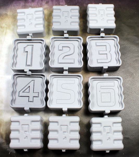 Objective Markers: 40MM "SUPER SECRET" (1-6)