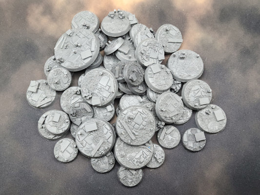 Cursed Cathedral Round Bases - Cursed City Set