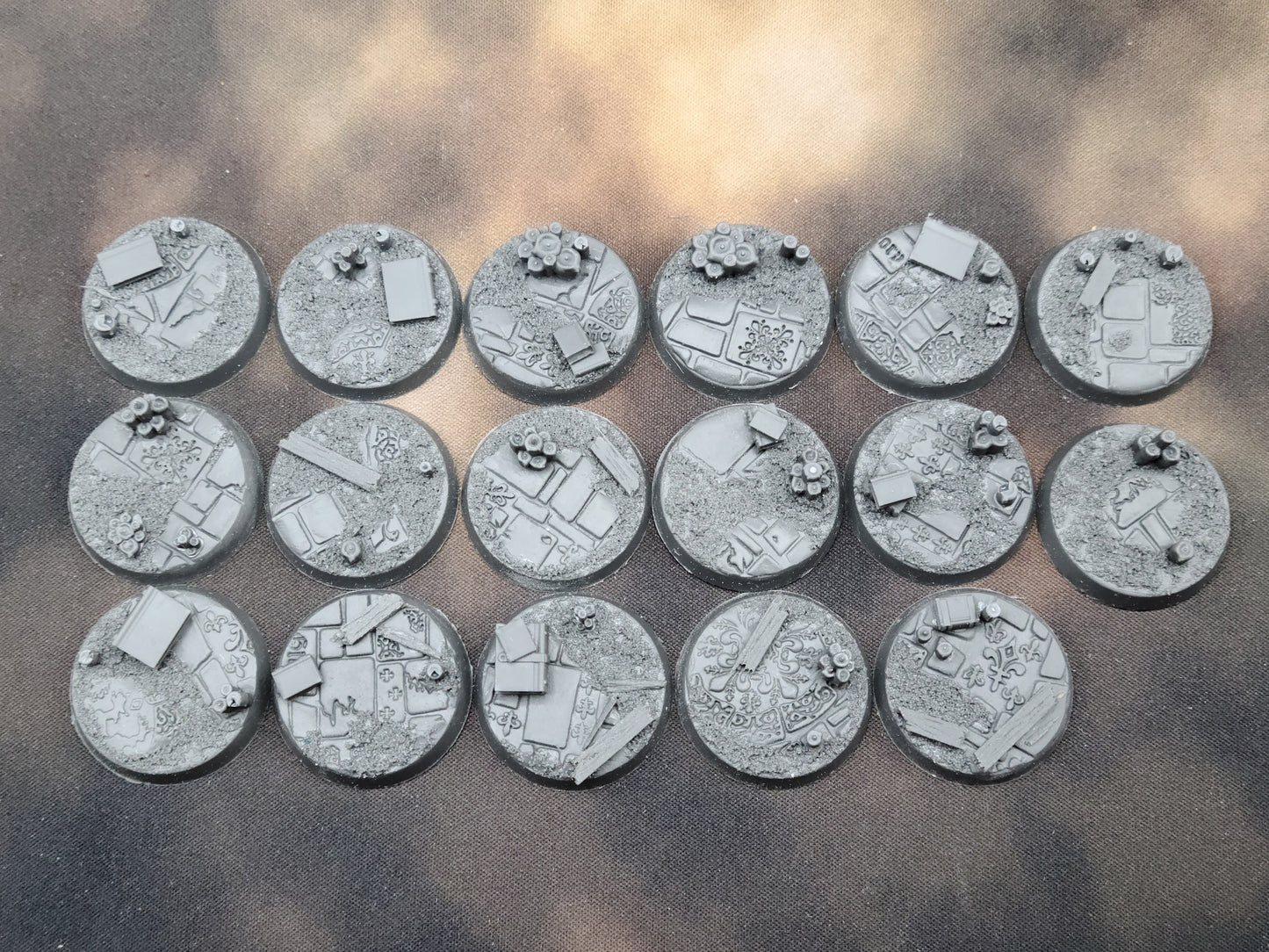 Cursed Cathedral Round Bases - Cursed City Set