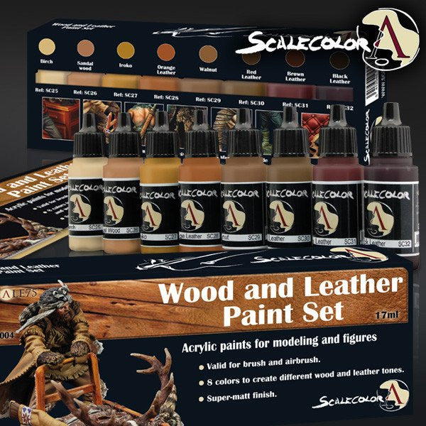 Scale75 Scalecolor Wood and Leather paint set