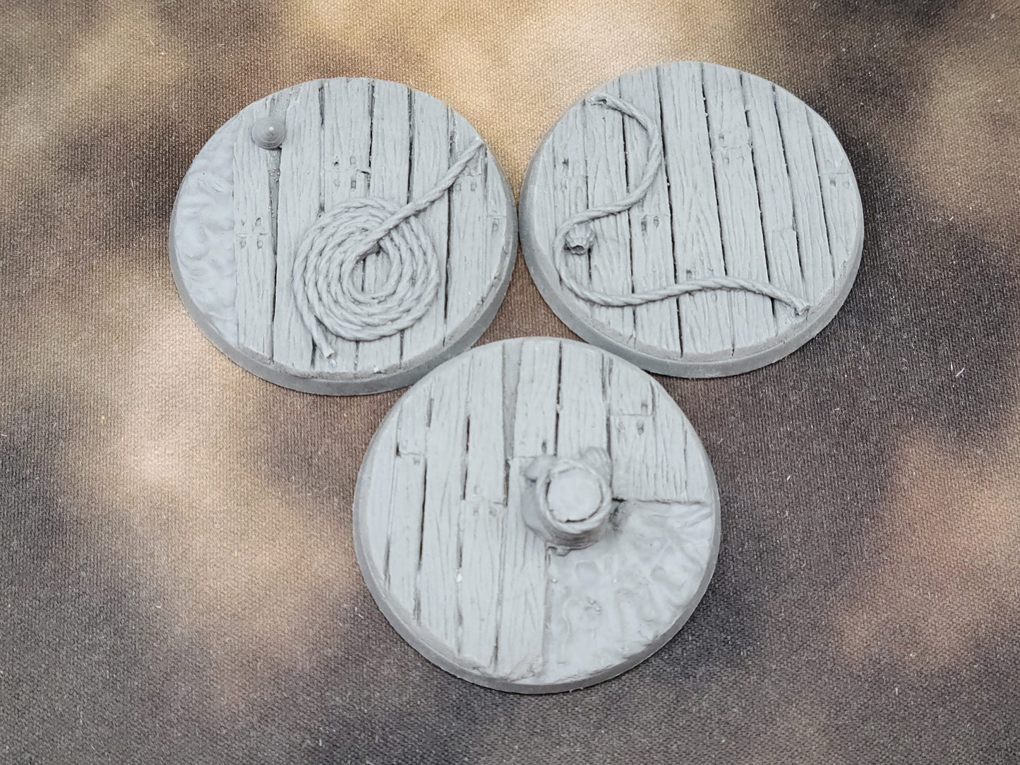 Wood Plank - Round Bases