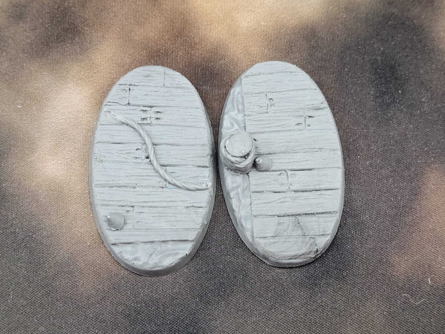 Wood Plank - Round Bases