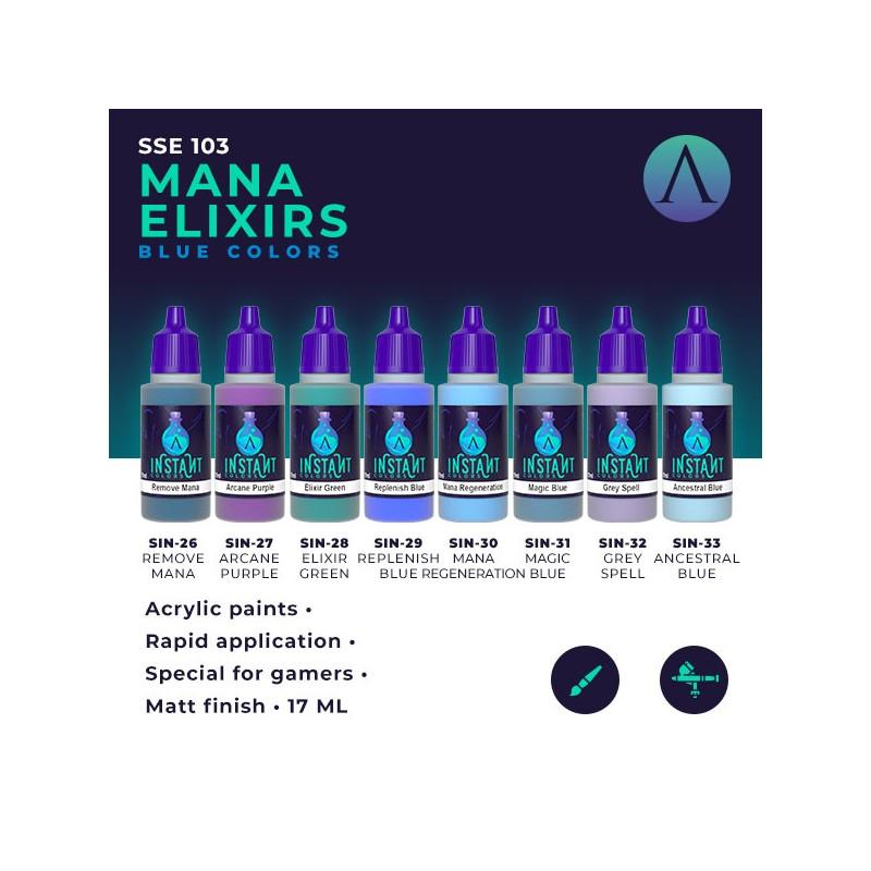 Scale75 Instant Colors MANA ELIXIRS Set Blue Colors