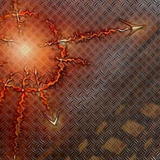 Chaos Diamond Plate - Round Bases