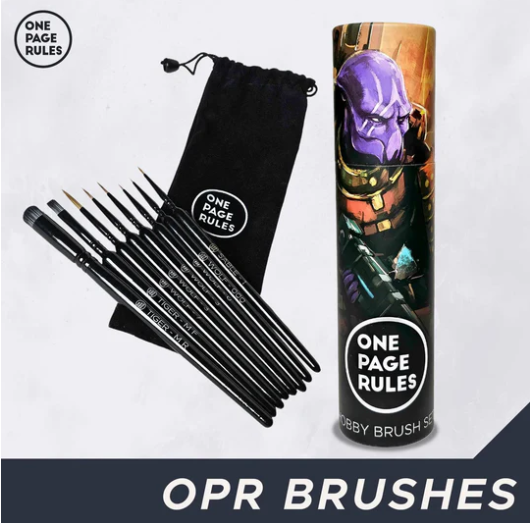 One Page Rules Brush Set