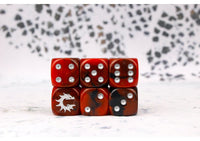 Conquest - Logo on Red and Black Dice "First Blood"