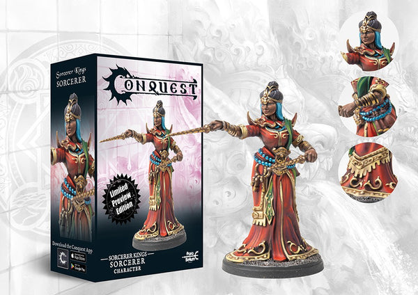Conquest - Sorcerer Kings: Sorcerer Limtied Edition Preview Sculpt