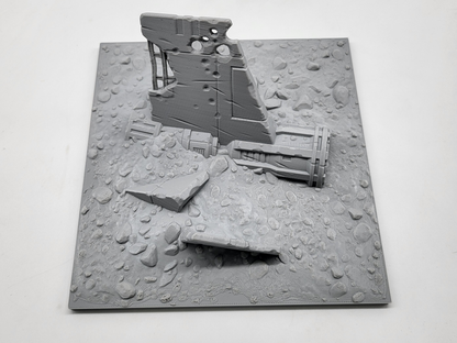 Dark Fantastic Mills – No Mans Land - Crashed Ship 2 Topper