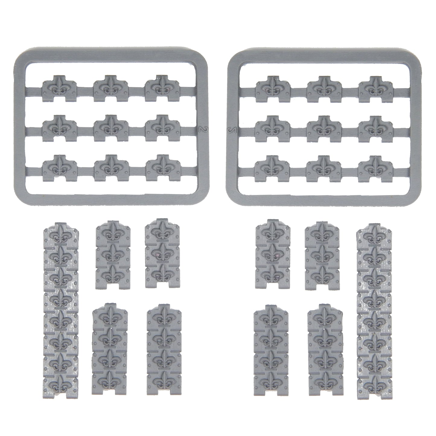 Fleur De Lis Pattern 040 Tank Treads