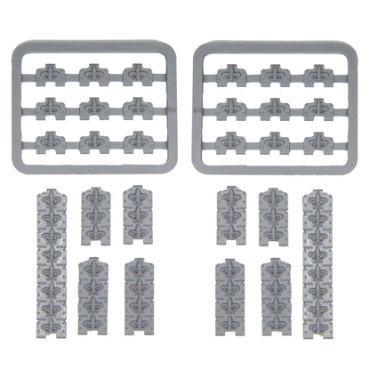 Fleur De Lis Pattern 040 Tank Treads