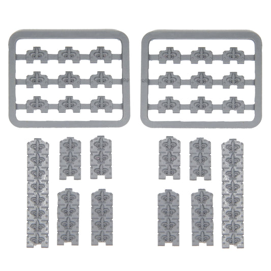 Fleur De Lis Pattern 040 Tank Treads