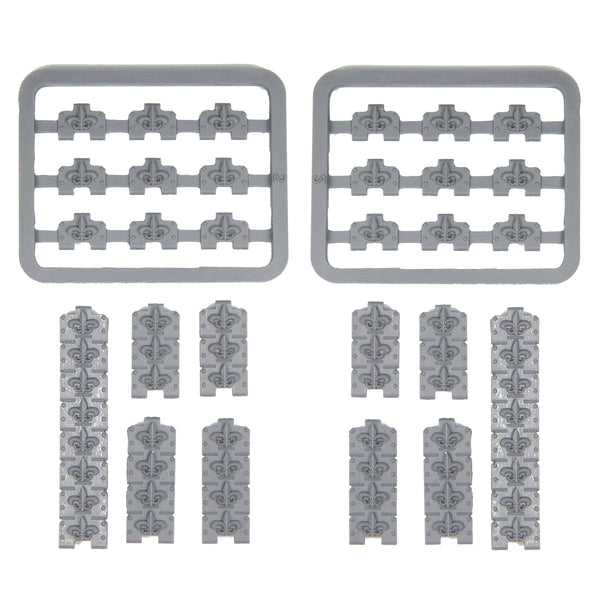 Fleur De Lis Pattern 040 Tank Treads
