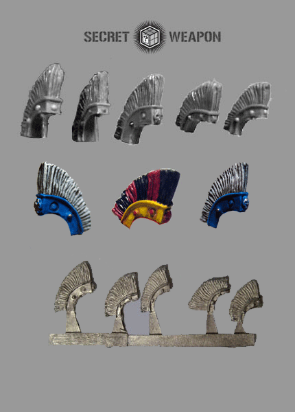 Large Roman Style Helmet Crests