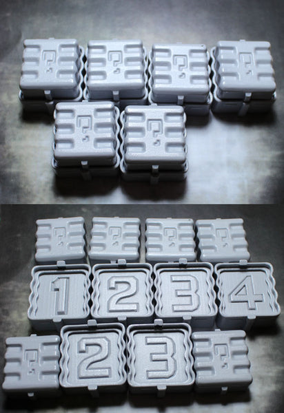 Objective Markers:  Super Secret 40MM - 1,2,2,3,3, & 4