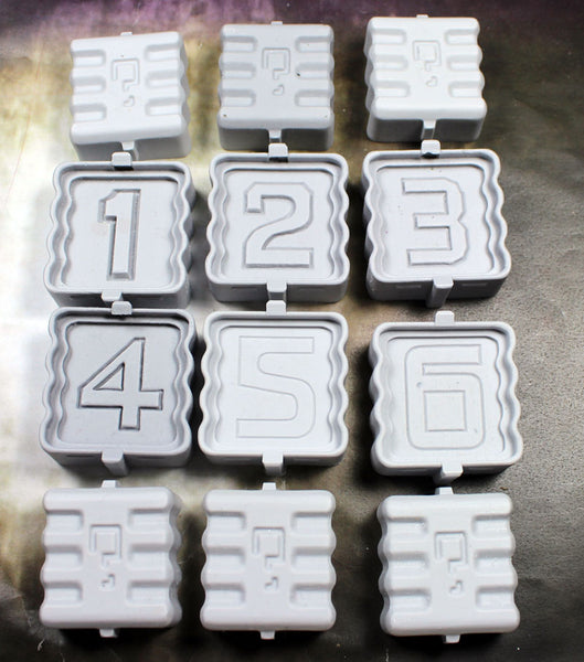 Objective Markers: 40MM "SUPER SECRET" (1-6)