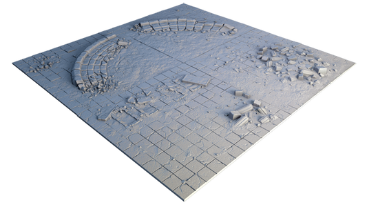 Tablescapes Tiles:  Forgotten City - Mystery Bundle (8 Random Tiles)
