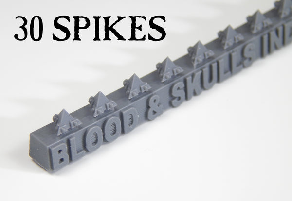 Spikes, Triangular/Large/Short