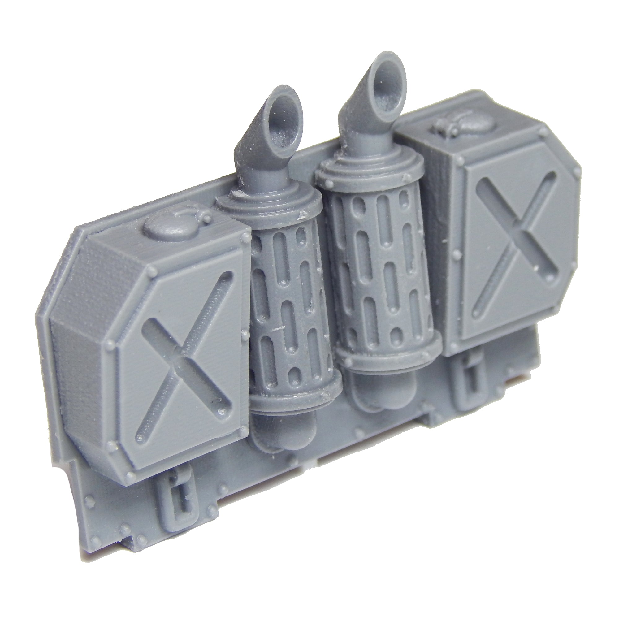 Rear Engine Plate with Fuel Tanks A – Elrik's Hobbies