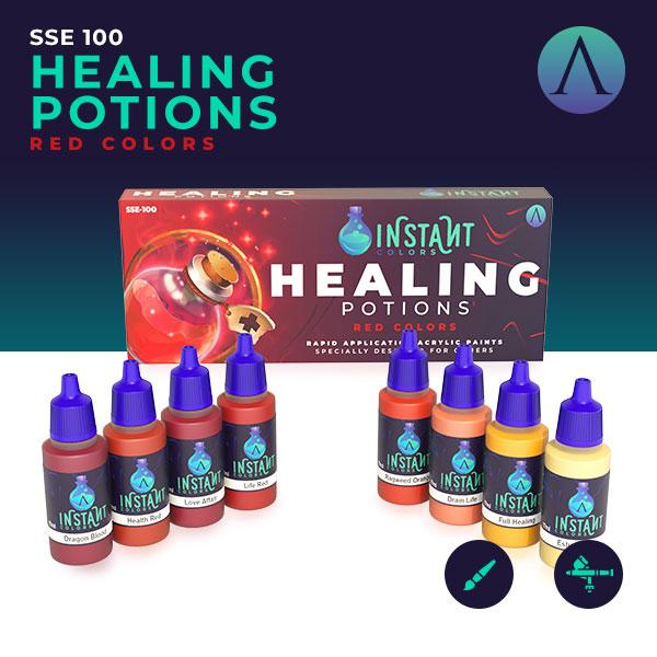 Scale75 Instant Colors HEALING POTIONS Set Red Colors