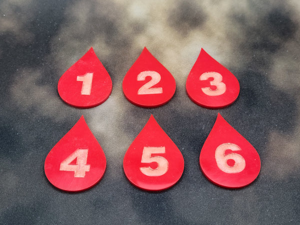 Red Drop Objective Markers