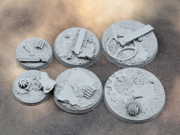 Industrial Ruins - Round Bases