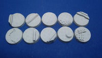 Diamond Plate Ruins Round Bases