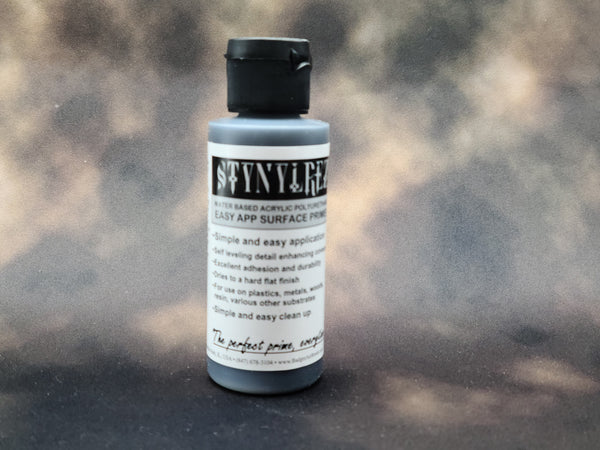 Badger Airbrush paint Stynylrez Black Primer 2oz