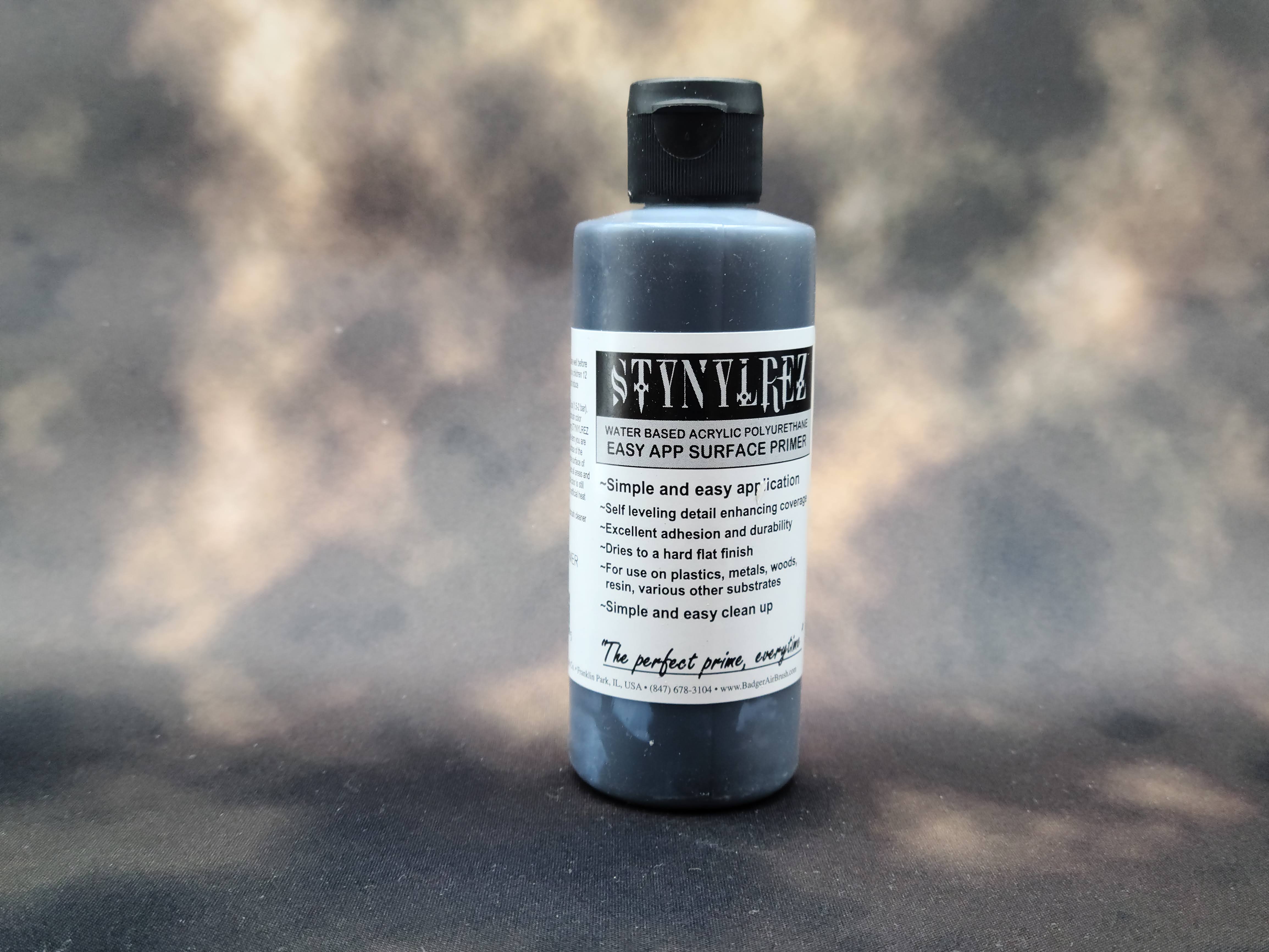 Badger Airbrush paint Stynylrez Black Primer 4oz – Elrik's