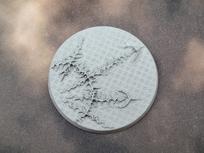 Chaos Diamond Plate - Round Bases