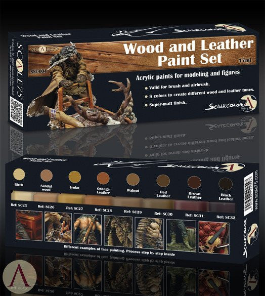 Scale75 Scalecolor Wood and Leather paint set