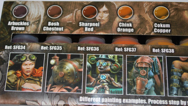 Scale75 Scalecolor NMM paint set Gold and Copper – Elrik's Hobbies