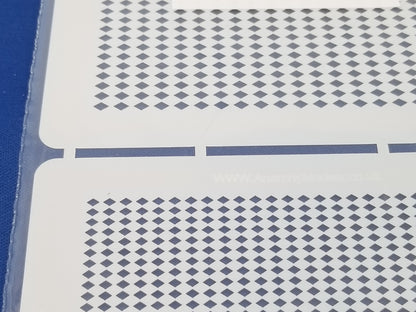 Airbrush Stencil Diamond Cheque Small & Mini