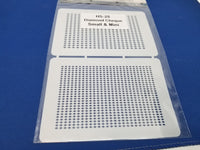 Airbrush Stencil Diamond Cheque Small & Mini