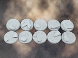 Egyptian Ruins Round Bases