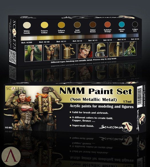 Scale75 Scalecolor NMM paint set Gold and Copper