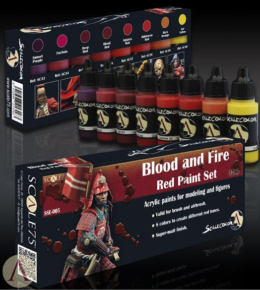 Scale75 Scalecolor Blood and Fire paint set