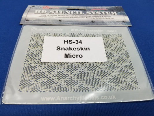 Airbrush Stencil Snakeskin Micro