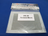 Airbrush Stencil Tri-Grid Micro