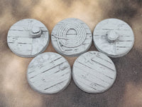 Wood Plank - Round Bases