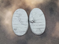 Wood Plank - Round Bases