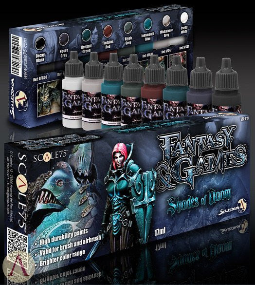 Scale75 Fantasy & Games Shades of Doom paint set